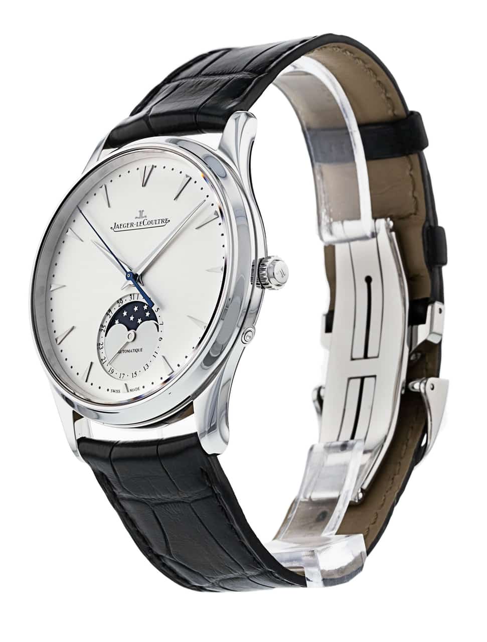 Pre Owned Jaeger LeCoultre Master Ultra Thin Moon 1368420 Watch